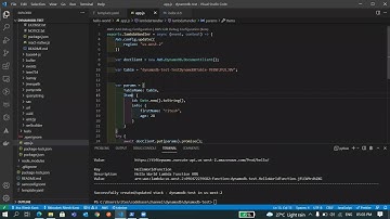 AWS tutorial with SAM and NodeJS | Part-5 | DynamoDB wtih Lambda - 01