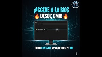🔥 ¡ACCEDE A LA BIOS DESDE CMD! | TRUCO UNIVERSAL para CUALQUIER PC (Windows) 🔥