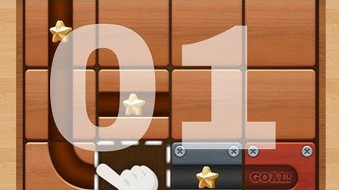 How To Solve  Roll the Ball - slide puzzle Star Mode Andromed Package Level 01 | Shorts video