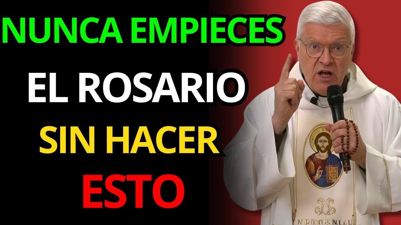 NUNCA EMPIECES EL ROSARIO SIN ÉL: EL PADRE JORGE ZARADA ADVIERTE DEL RIESGO ESPIRITUAL
