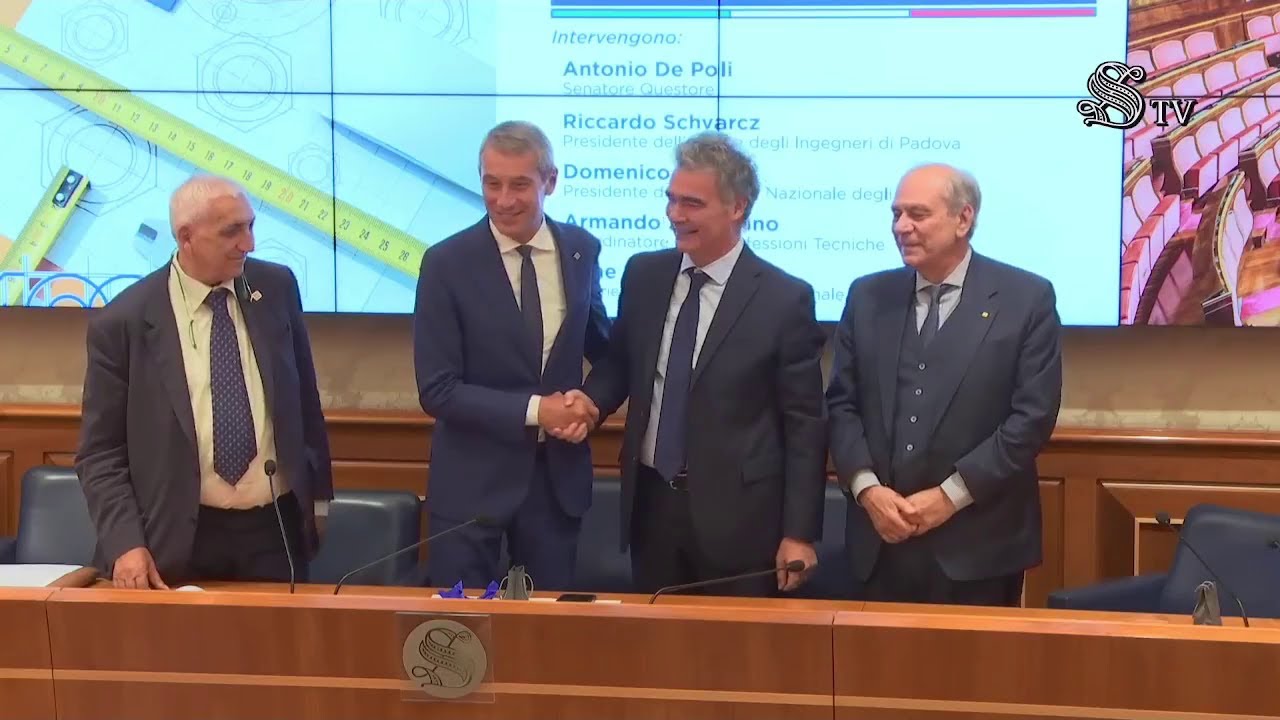 Albo Delle Eccellenze 100 E Lode 2024 Conferenza stampa in Senato 100 anni dell'istituzione dell'Albo degli