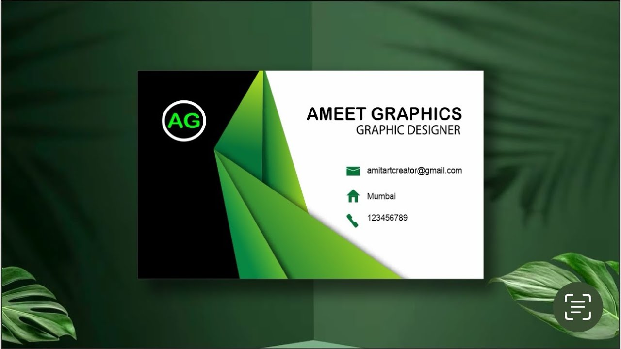 visiting card creative design #graphicdesign #coreldraw #visiting #visitingcarddesign