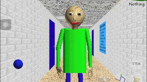 Playing Baldi’s Basics Classic on mobile