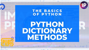 Dictionary Method (Clear, items, popitem, keys, values) - Python Tutorials | PUBG GAME CODEING