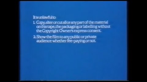 8 x Vintage VHS copyrights warning introduction - VFX for video Editing #meme #VFX