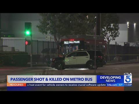 Metro passenger shot, killed aboard bus in Commerce