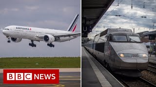 France moves to ban short-haul domestic flights - BBC News