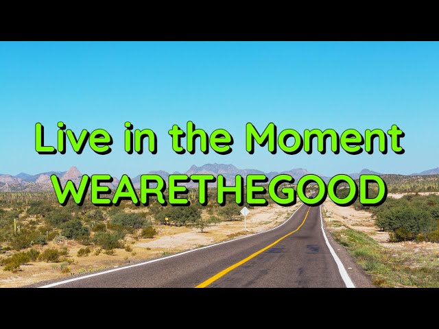 Live in the Moment by WEARETHEGOOD (Song with Lyrics) class=