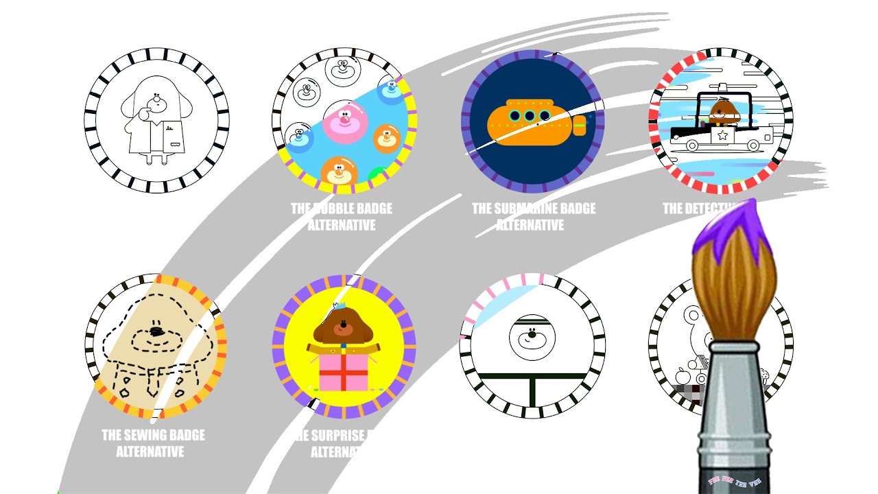 Colouring | Every Hey Duggee Alternative Badge - Part 4