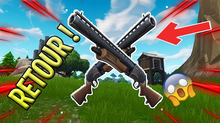 TUTO - COMMENT FAIRE LE DOUBLE POMPE ! Fortnite:Battle Royale