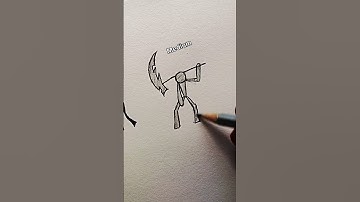 Drawing a stickle stickman body (easy to hard) Tutorial ✏️ #draw #howtodraw #art #drawing