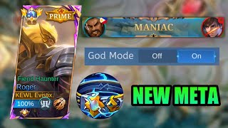 ROGER THE MOST PICK GOLD LANE HERO IS BACK TO THE META (100% BROKEN) MUST TRY | MLBB screenshot 3
