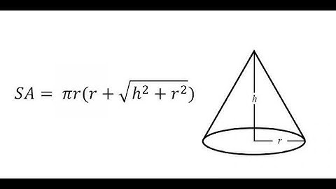 Derivation of the Surface Area of a Cone using Calculus