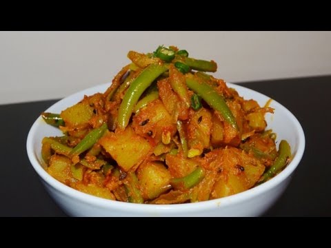 aloo-ra-sibi-ko-tarkari---potato-&-beans-curry-in-nepali-style---nepali-food-recipe!
