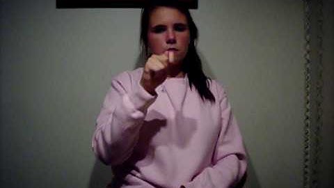 Video Journal #1 ASL 100 Mrs.Wagner