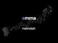 Matmatah  emma  lyrics  paroles  letra 