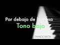 Karaoke con piano - Luis Miguel - Por debajo de la mesa (tono bajo)