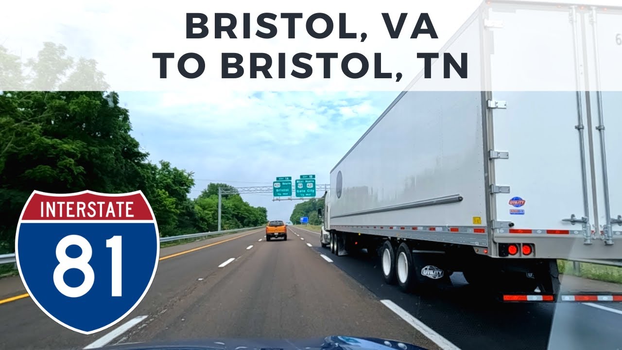 Driving from Bristol, VA to Bristol, TN via I81 South YouTube