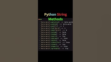 Python String | New Methods | Python Programming #shorts #trending