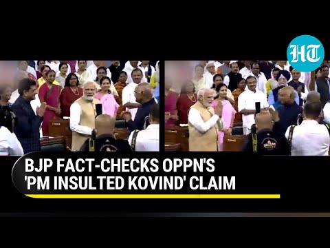 PM ignores Pres Kovind shows AAP's 'edited' clip; BJP shares full video to counter 'fake news'