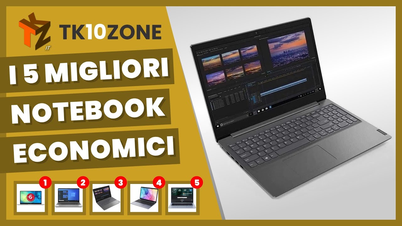 I 5 migliori notebook economici YouTube