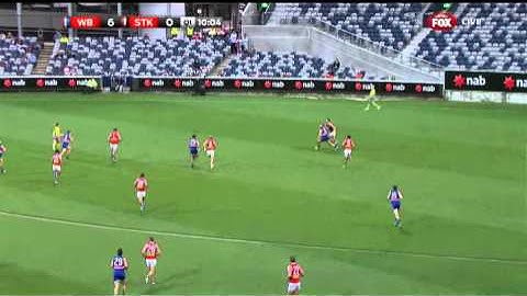 Big Dogs at home in the wet - AFL