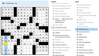 Tuesday 12/8/20 - NYT Crossword