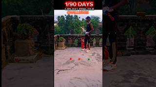 CRICKET Practice Challenge For 90 Days With Vikashcr6 CRICKET PRACTICE ine first Day 🏏🏏