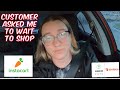 INSTACART CUSTOMER MESSAGES ME AGAIN! | POURING RAIN | INSTACART, DOOR DASH, AND UBER EATS VLOG