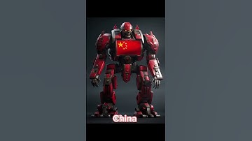 AI WORLD COUNTRIES  MECH SUITS #robot #ai #shorts #mech #futurist #india #usa #army #viral #russia
