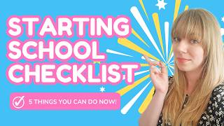 Last-minute school checklist! | Starting School