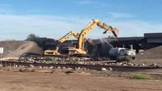 Demolition of I-10 Bridge