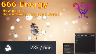 BDO 666 Energy | How to fast get it / How many Knowledge you need +- | by Miley