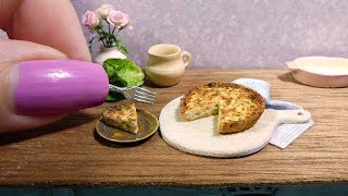 How To Miniature Quiche Tutorial - DIY Miniature Food