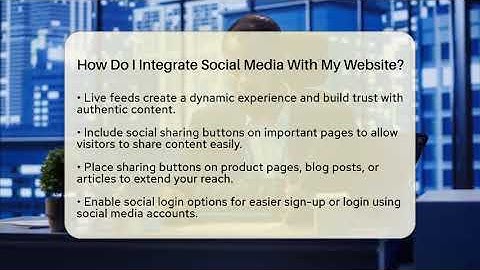 How Do I Integrate Social Media With My Website? - Everyday-Networking