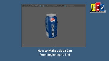 Soda Can Modeling In Maya | Part 1 | HOW 3D