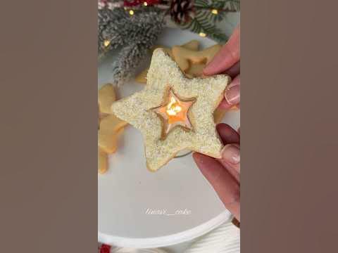 Печенье «звезды с карамелью» 😍 рецепт в описании - YouTube