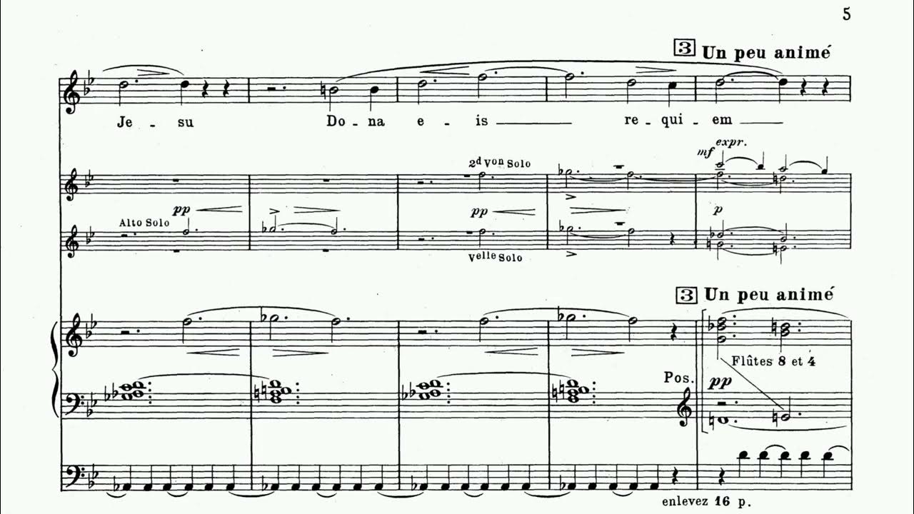 Lili Boulanger Pie Jesu (boy soprano) YouTube
