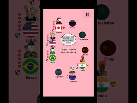 Largest Countries Battle