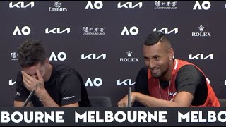 Nick Kyrgios stressing out Thanasi Kokkinakis for 3 minutes straight (part 2)