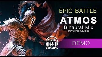 ATMOS MUSIC SCORE DEMO, Binaural Mixing Renderer Example, Immersive Audio for Movies and Video Games