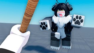 descendo a porrada nos furrys do roblox