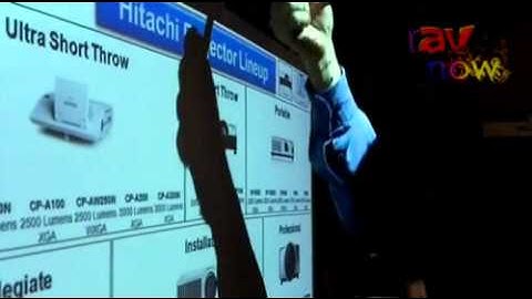 E4 AV Tour: Hitachi Demos Ultra Short Throw Projectors
