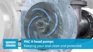 Atlas Copco PAC H head pumps, keeping your seal clean and protected