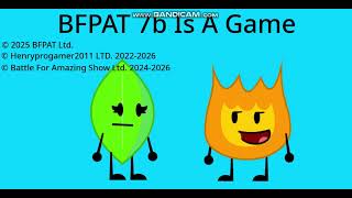 BFPAT 7b Is A Game!
