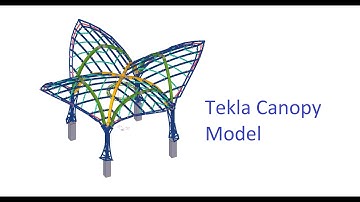Tekla Lotus Canopy Model