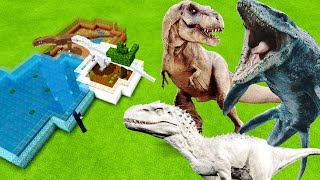 MCPE: How To Make an Indominus Rex, Mosasaurus & T-Rex Farm
