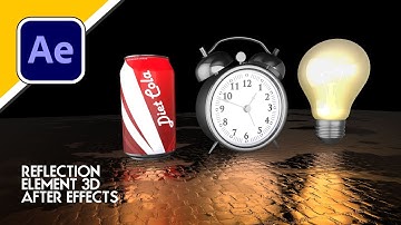 How to enable reflection in Element 3D plugin for After Effects