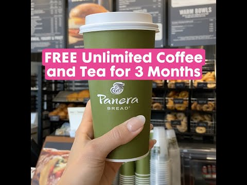 Panera Bread: FREE 3 Months Unlimited Coffee & Tea! #Shorts