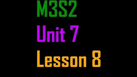 M3S2 - Unit 7 - Lesson 8 - Determining Key Features of a Polynomial Function